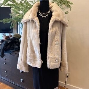 Banana Republic Faux Fur Coat